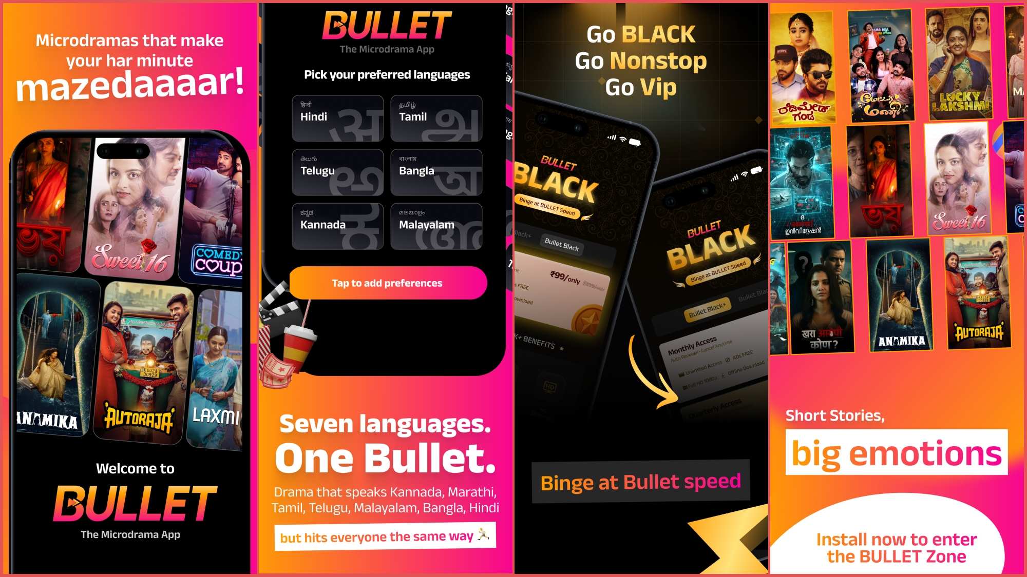 Bullet Mikrodrama App
