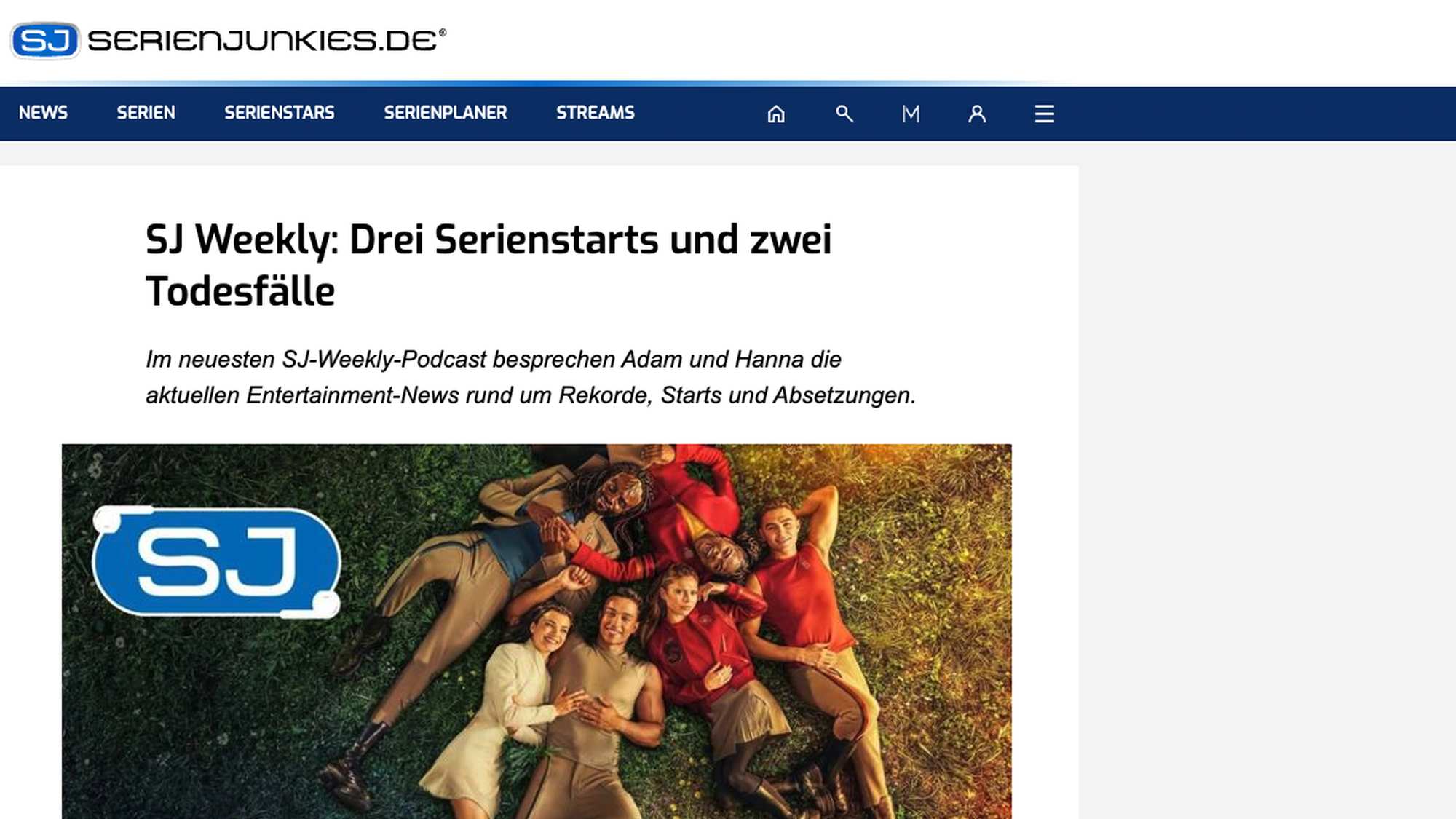 Screenshot Serienjunkies.de